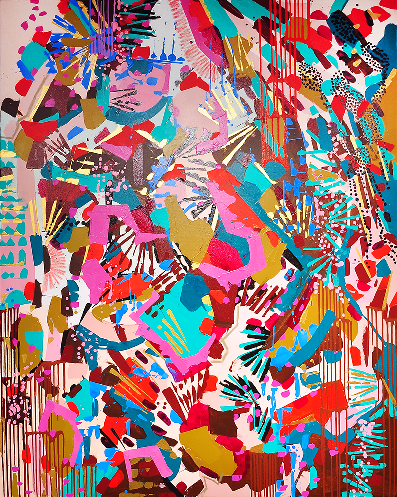 ARCADE SKY 60X48 ON CANVAS