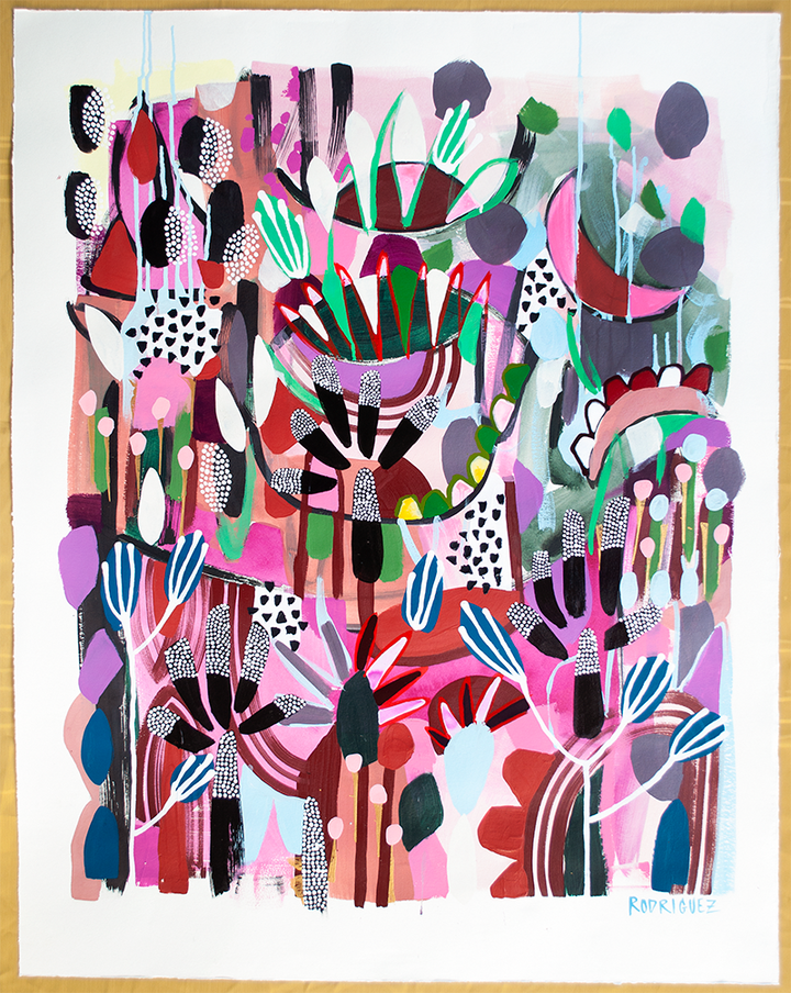 SWINGIN' IN THE TREETOPS - 32x40 ON PAPER