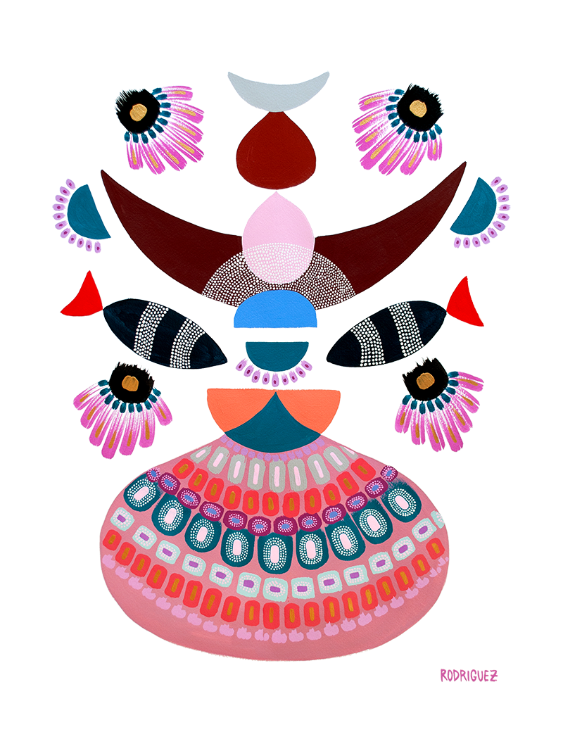 Contemporary art print by Marianne Angeli Rodriguez