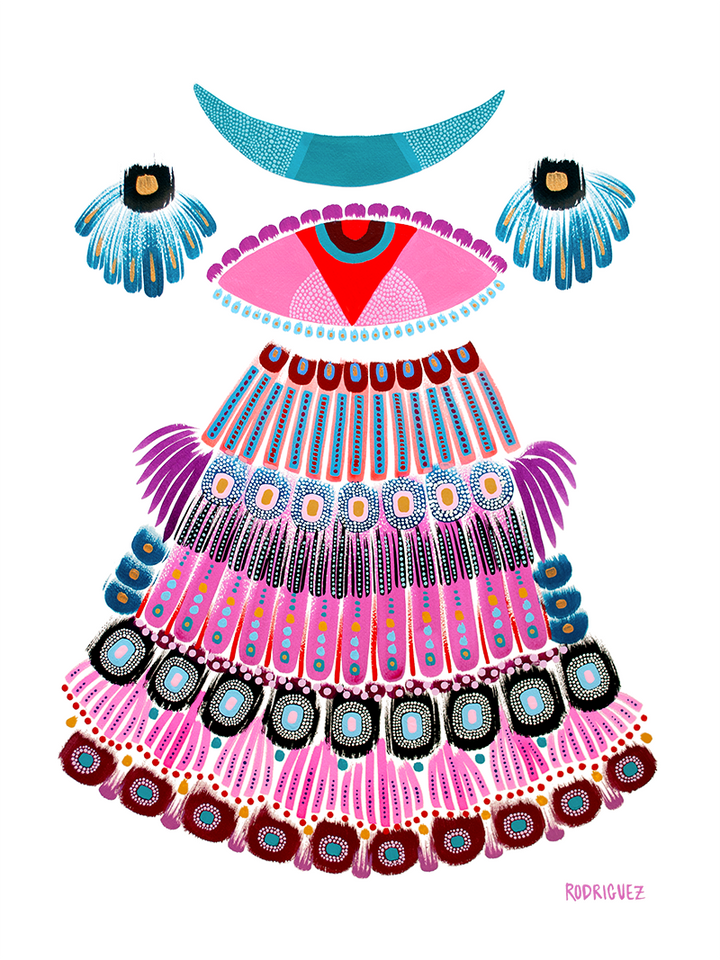 Contemporary art print by Marianne Angeli Rodriguez