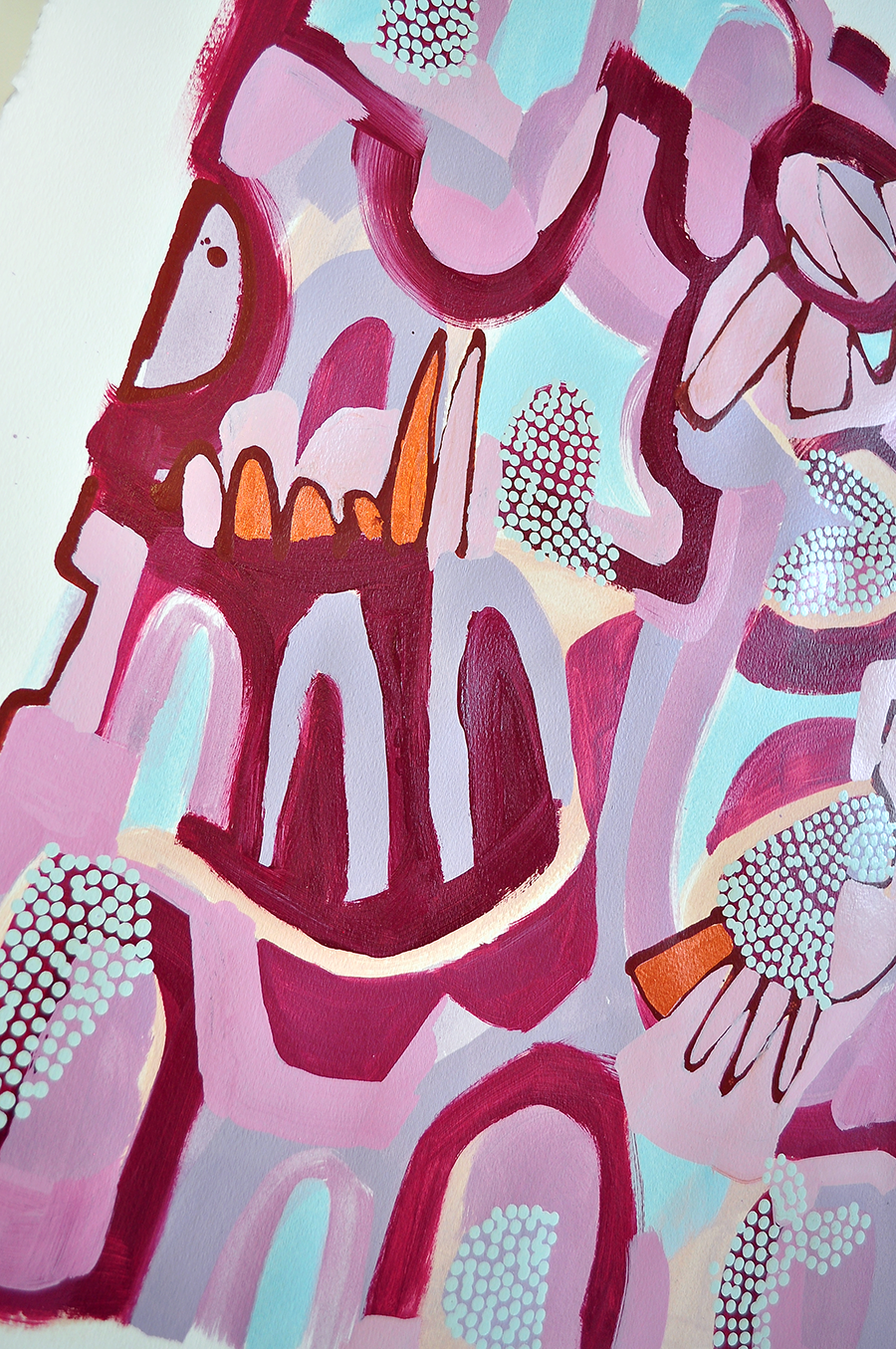 WALK THE LINE 22X30 ON PAPER