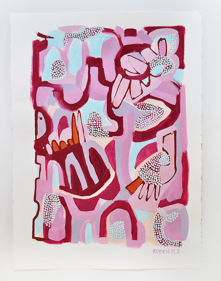 WALK THE LINE 22X30 ON PAPER