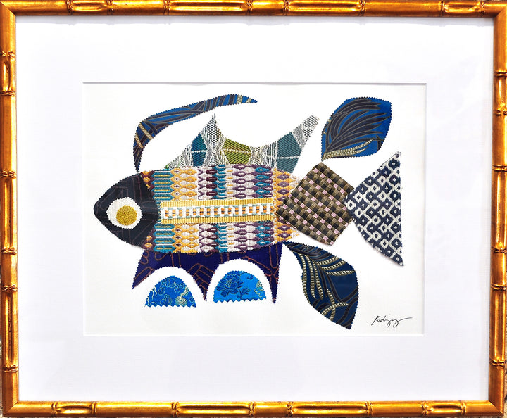 WANDERER - 17.5 x 21.5 - FRAMED COLLAGE