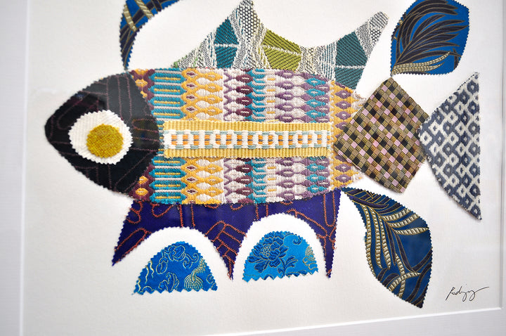 WANDERER - 17.5 x 21.5 - FRAMED COLLAGE