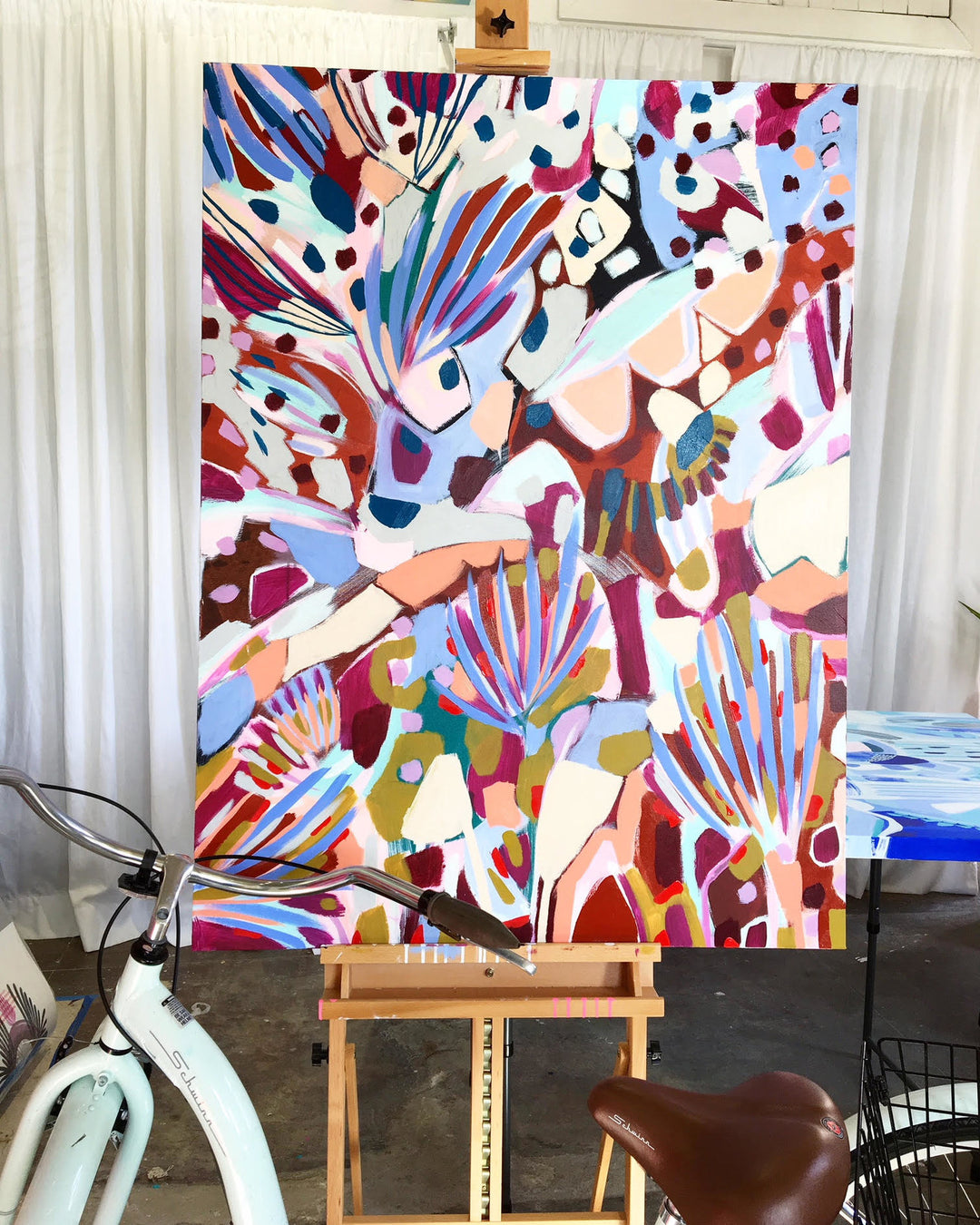 WE ALWAYS HAVE FUN HERE 48x36 ON CANVAS