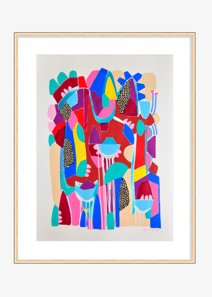 FLOATING LOTUS - 22x30 ON PAPER