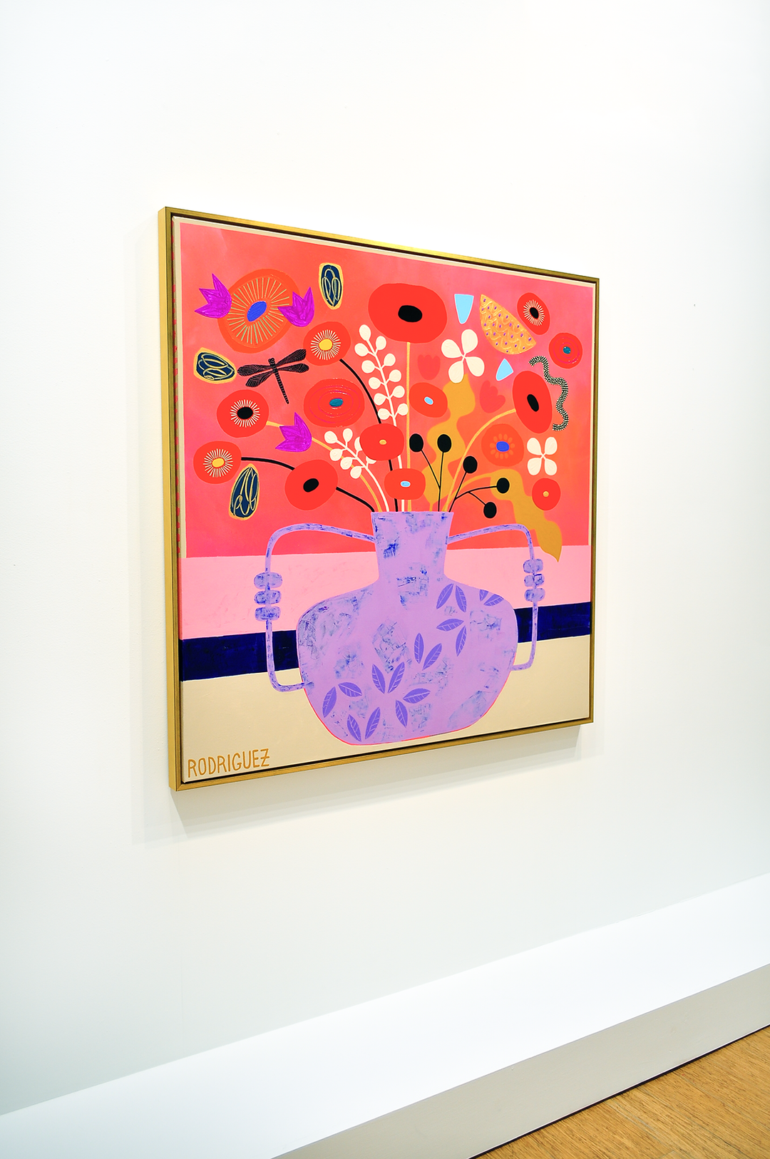 Mon Chérie - FRAMED 48.5x48.5 on Canvas
