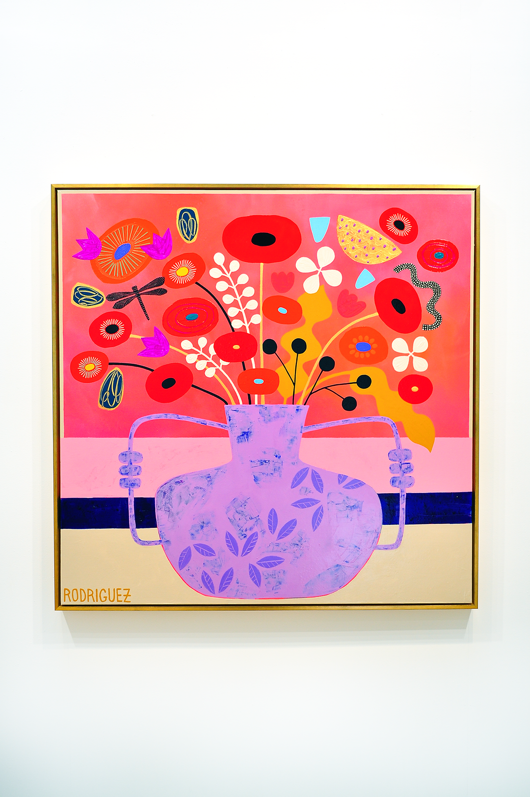 Mon Chérie - FRAMED 48.5x48.5 on Canvas