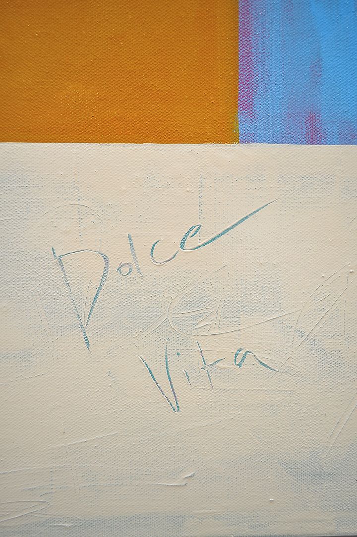 La Dolce Vita - FRAMED 49x49 on Canvas
