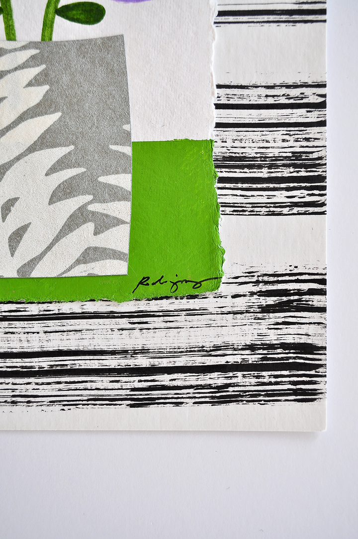 Flowergram 1 - 11x8.5 Mixed Media on Paper