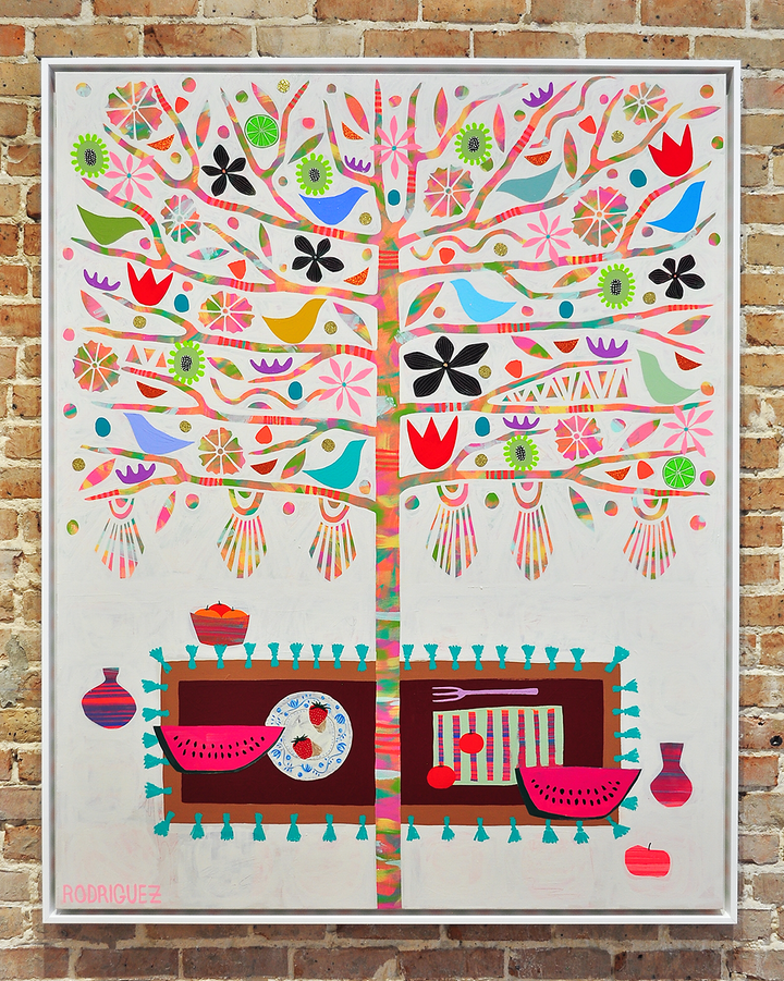 Open Invitation - Framed 62x50 on Canvas