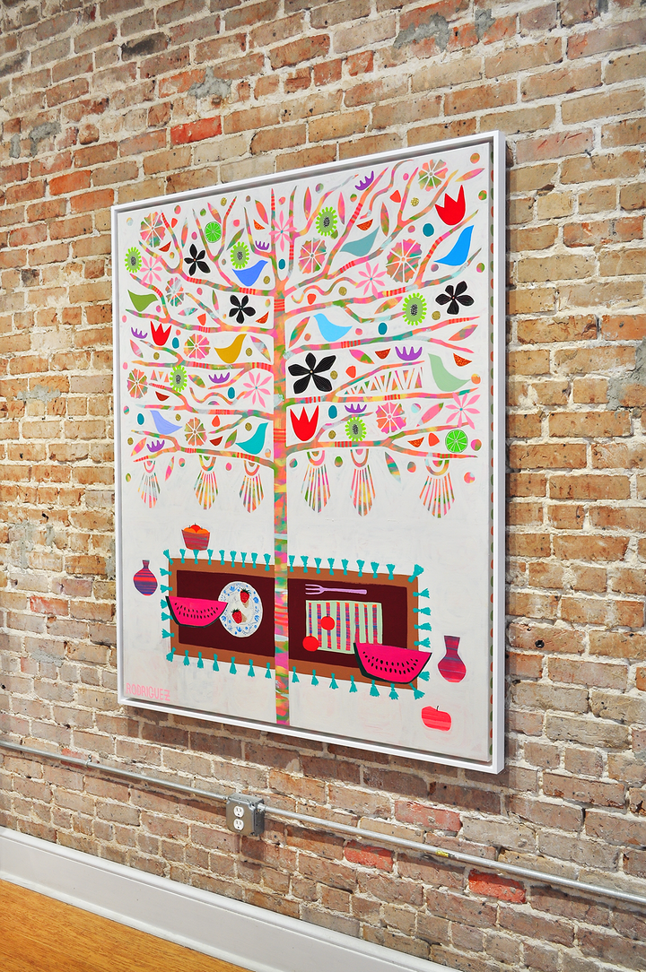 Open Invitation - Framed 62x50 on Canvas