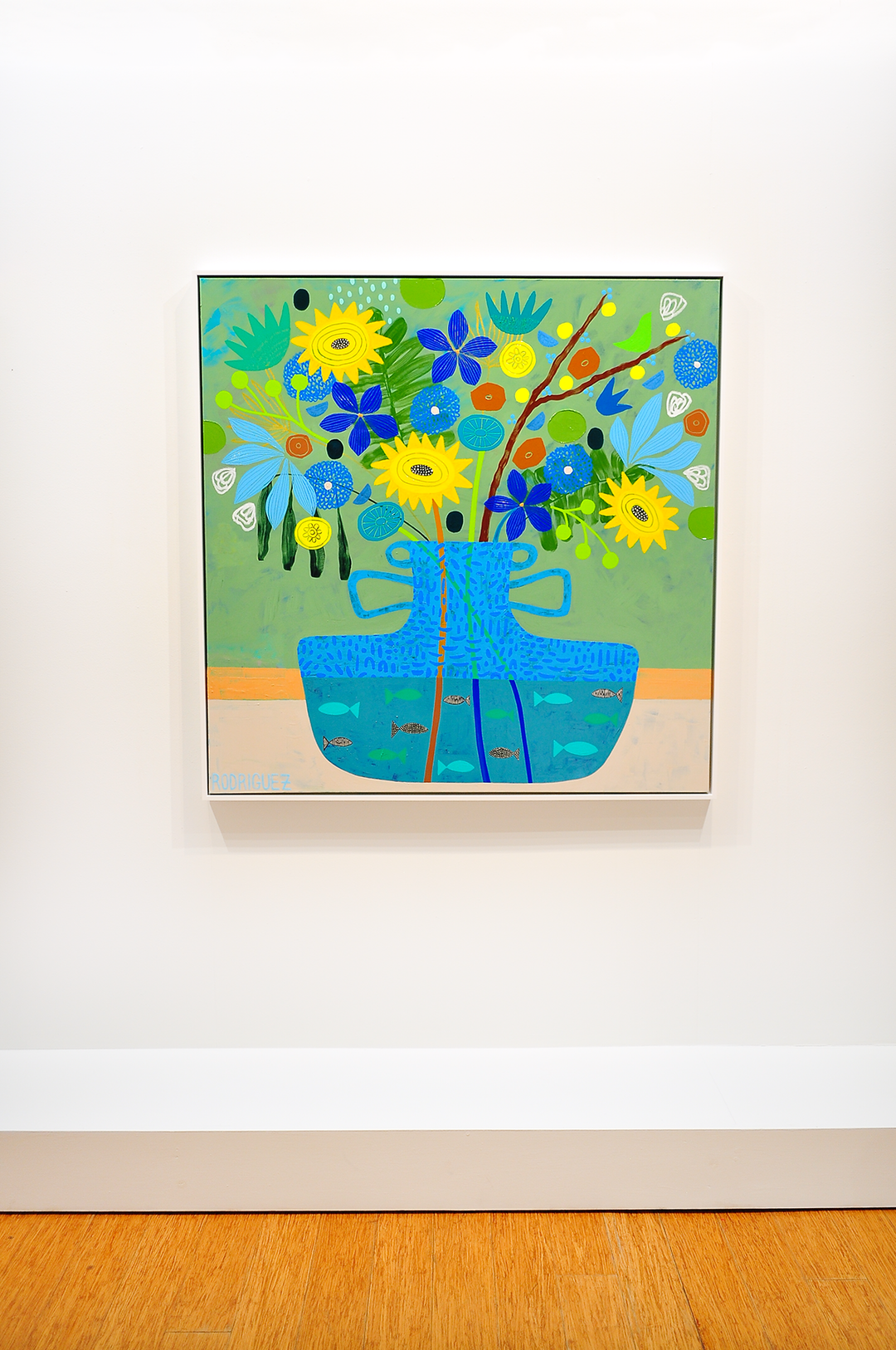 Simple Pleasures - FRAMED 48.5x48.5 on Canvas