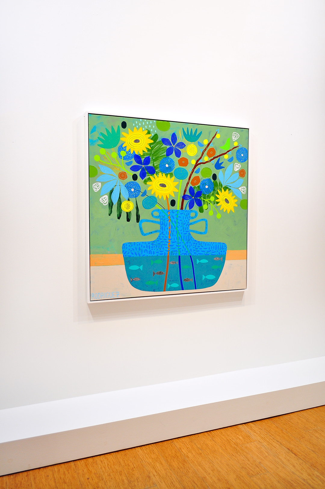 Simple Pleasures - FRAMED 48.5x48.5 on Canvas