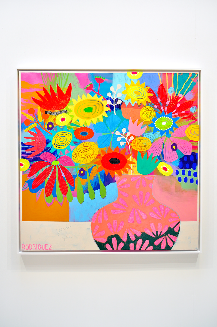 La Dolce Vita - FRAMED 49x49 on Canvas