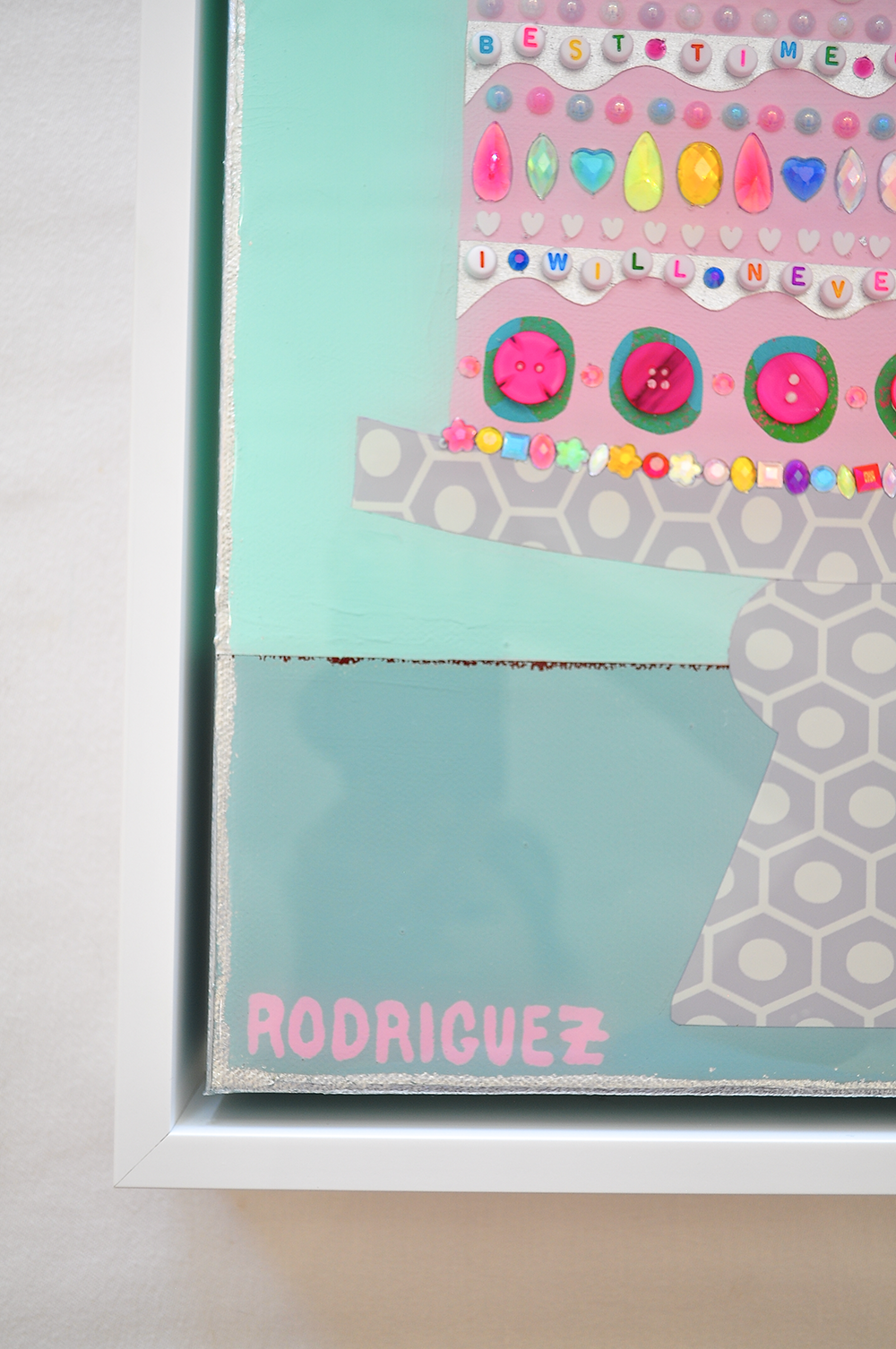 BEST TIME OF MY LIFE - 12.5 x 15.5 Framed Mixed Media on Canvas