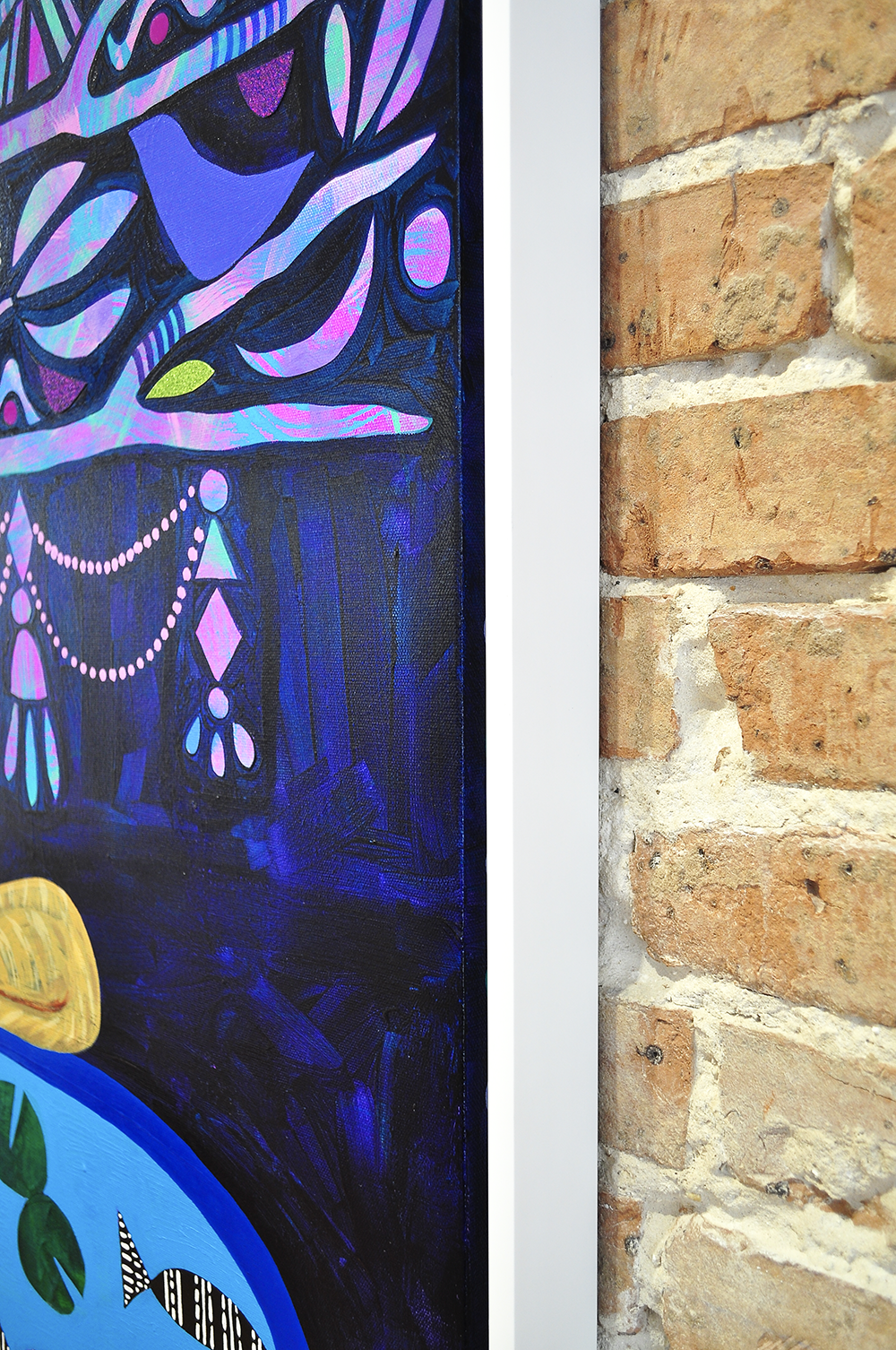 All Is Calm, All Is Bright - Framed 62x50 on Canvas