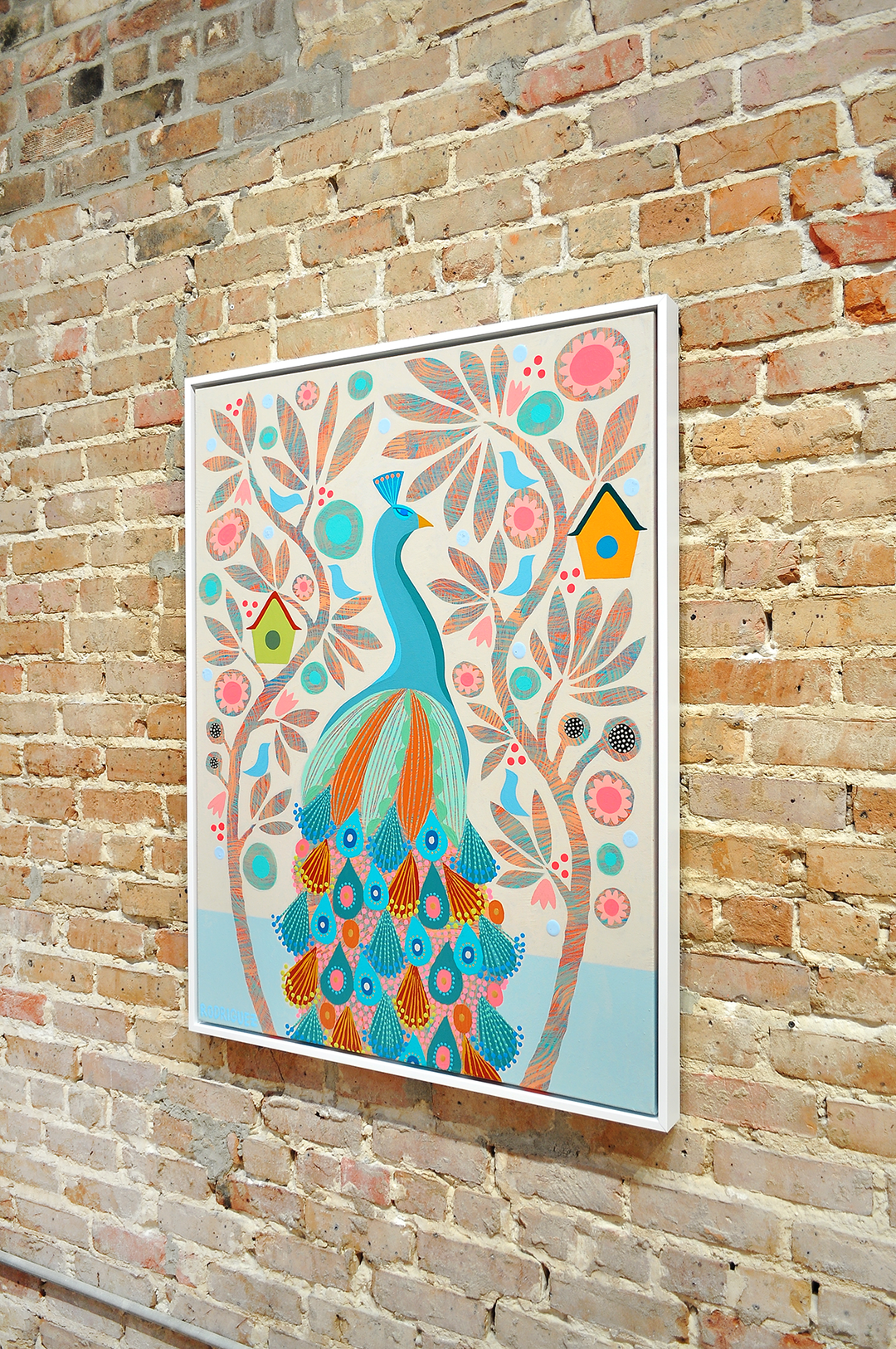 Delphine - Framed 31.5x41.5 on Canvas