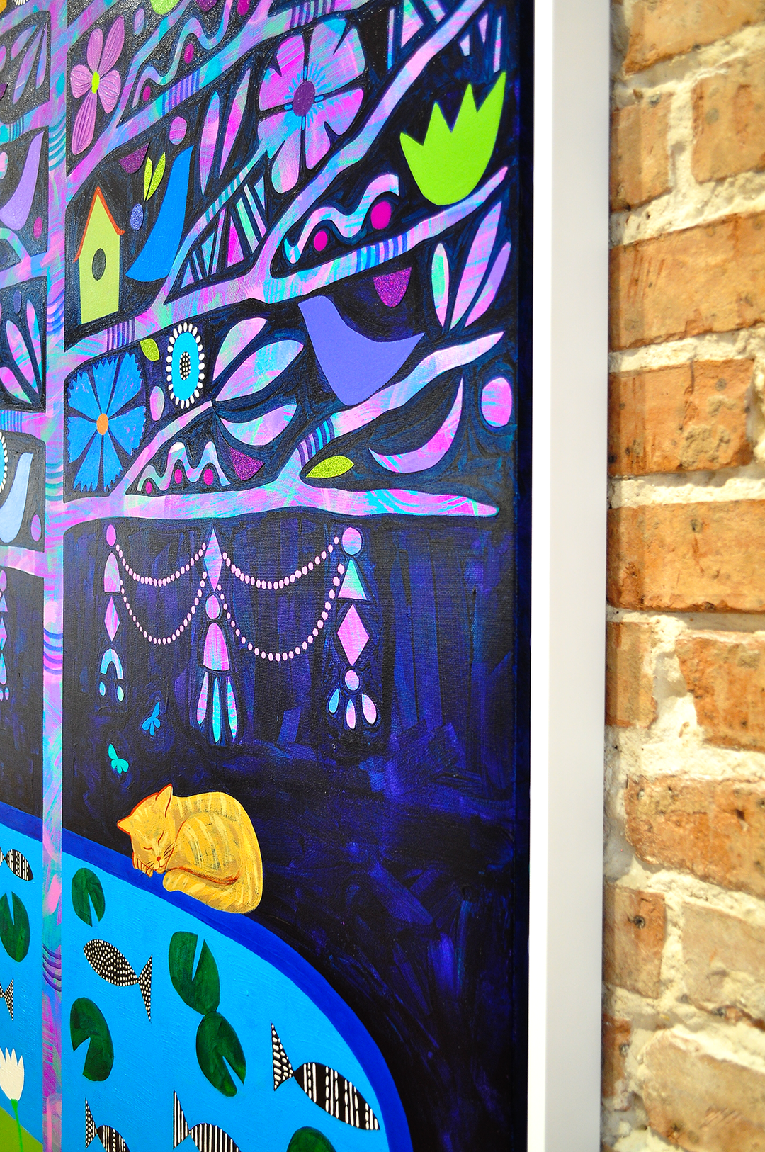 All Is Calm, All Is Bright - Framed 62x50 on Canvas