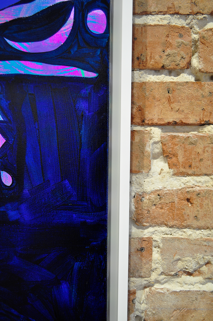 All Is Calm, All Is Bright - Framed 62x50 on Canvas