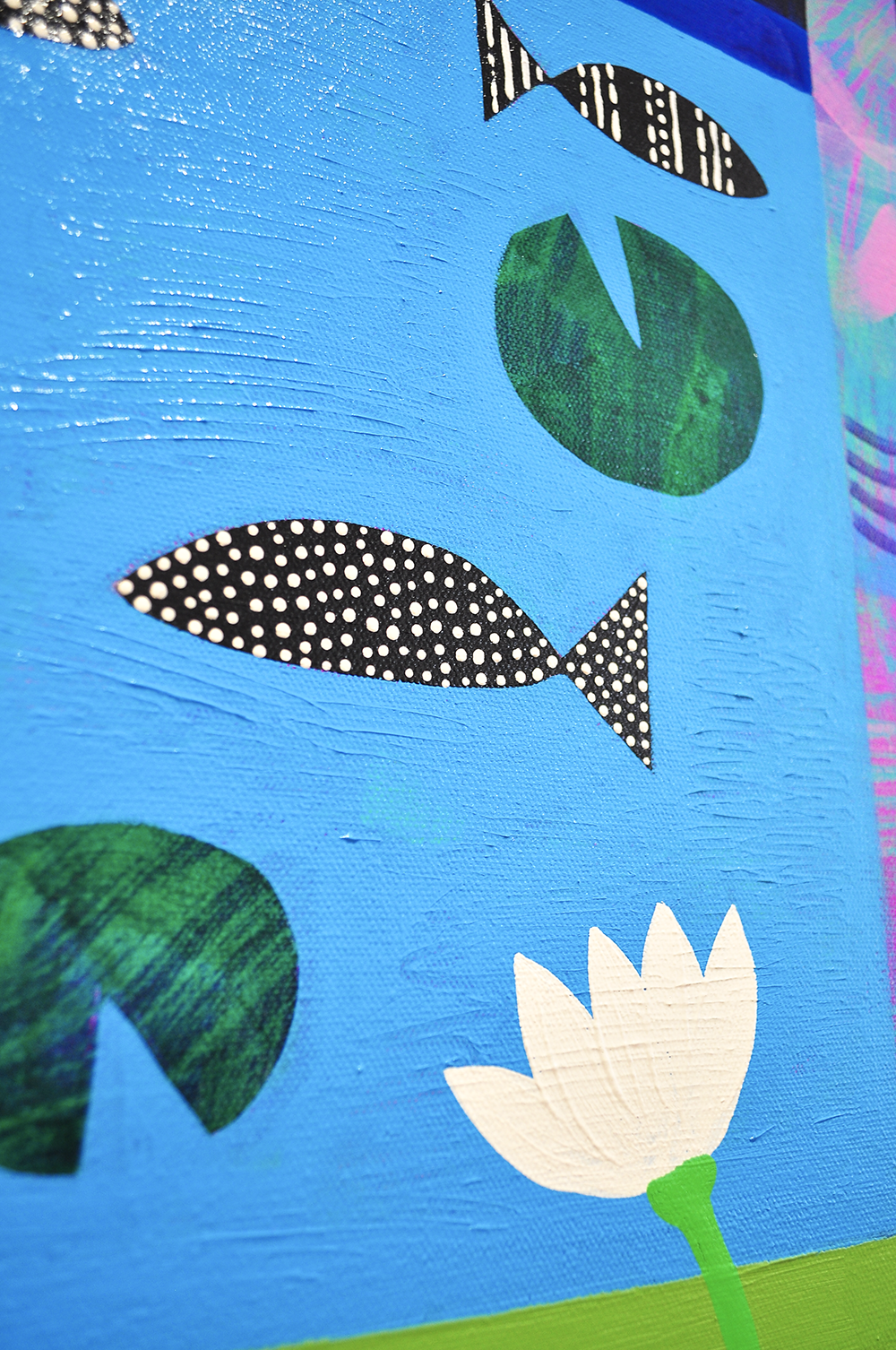 All Is Calm, All Is Bright - Framed 62x50 on Canvas