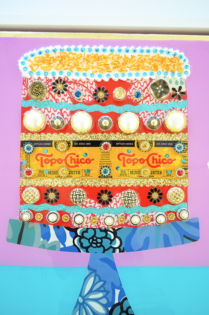 The Good Life - 12.5 x 15.5 Framed Mixed Media on Canvas