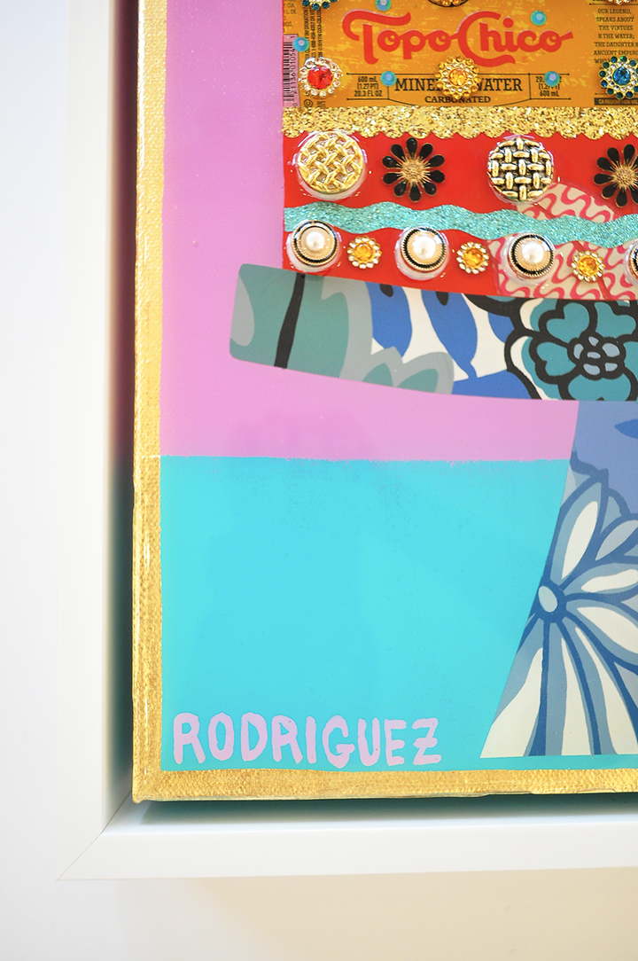 The Good Life - 12.5 x 15.5 Framed Mixed Media on Canvas