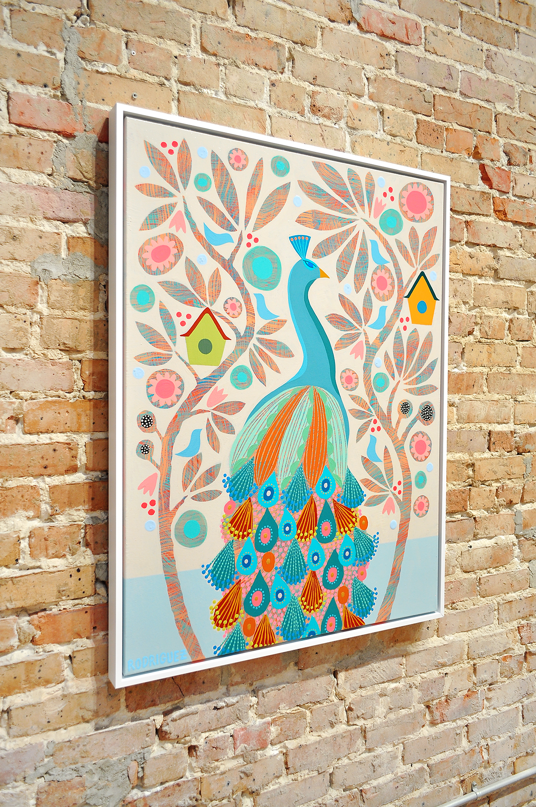 Delphine - Framed 31.5x41.5 on Canvas