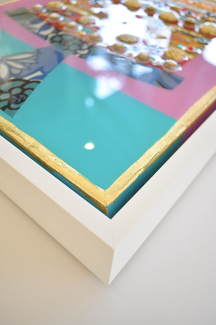 The Good Life - 12.5 x 15.5 Framed Mixed Media on Canvas