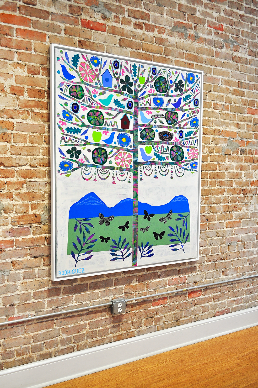 Back To Eden - Framed 62x50 on Canvas