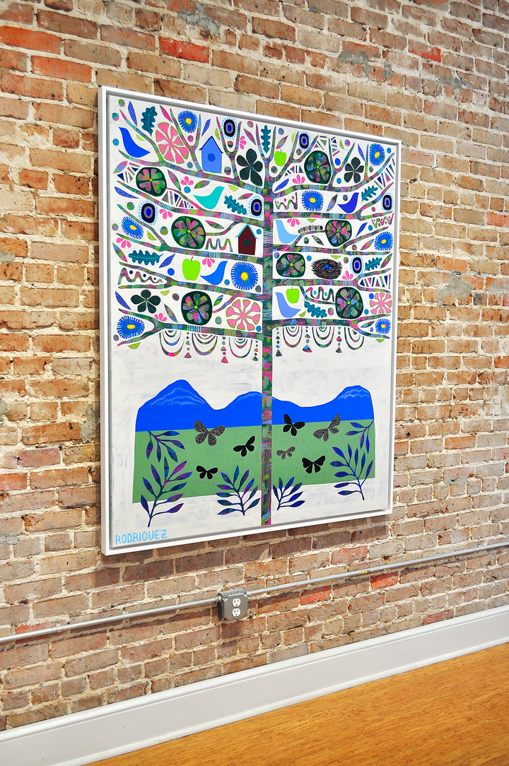 Back To Eden - Framed 62x50 on Canvas