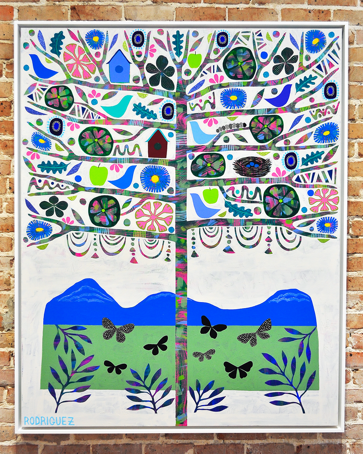 Back To Eden - Framed 62x50 on Canvas