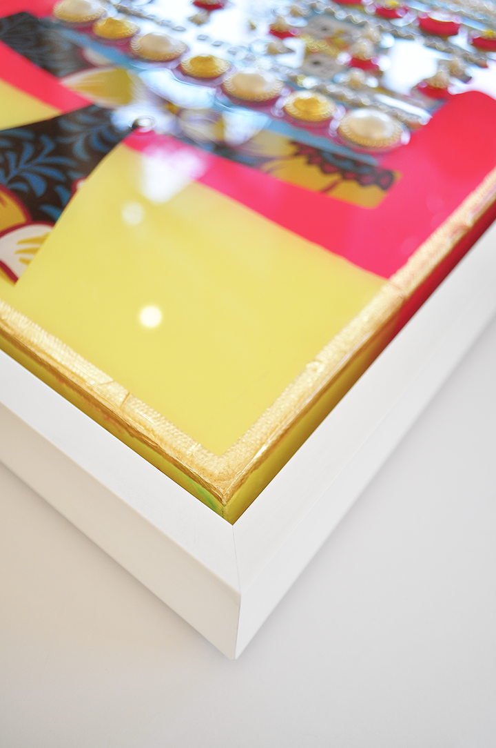 Beauty & Wisdom - 12.5 x 15.5 Framed Mixed Media on Canvas