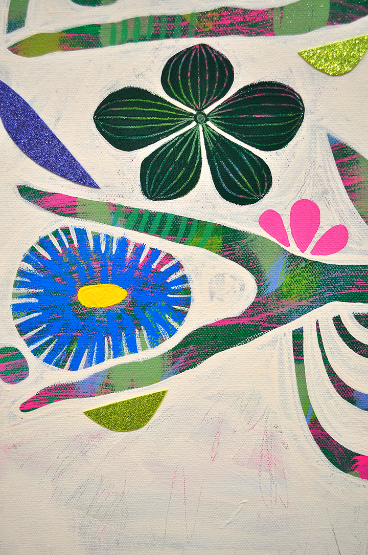 Back To Eden - Framed 62x50 on Canvas