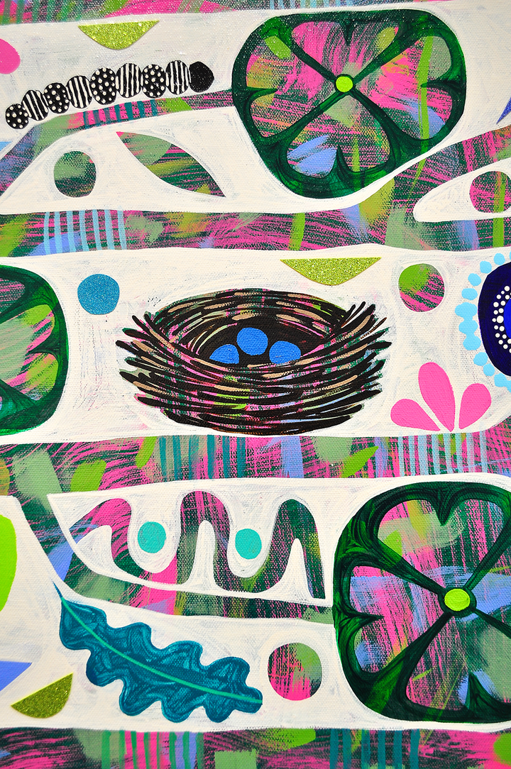 Back To Eden - Framed 62x50 on Canvas