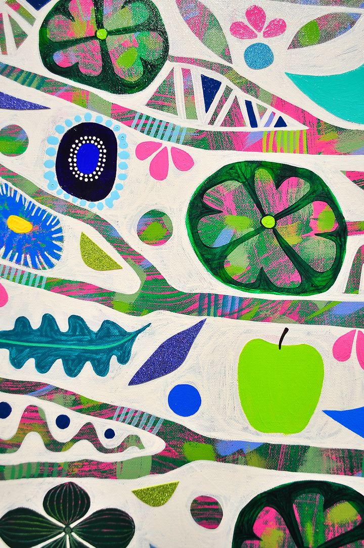 Back To Eden - Framed 62x50 on Canvas