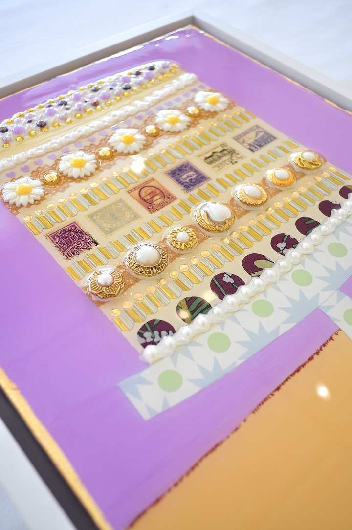 TIMELESS TOGETHER - 12.5 x 15.5 Framed Mixed Media on Canvas