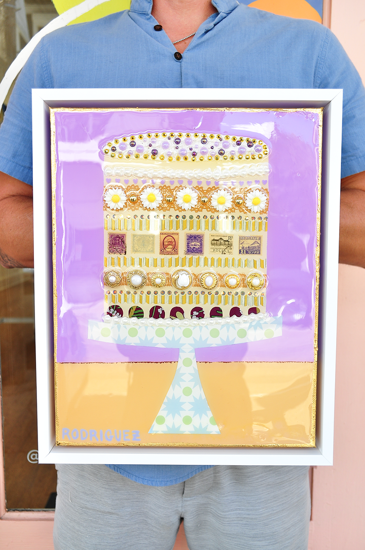 TIMELESS TOGETHER - 12.5 x 15.5 Framed Mixed Media on Canvas