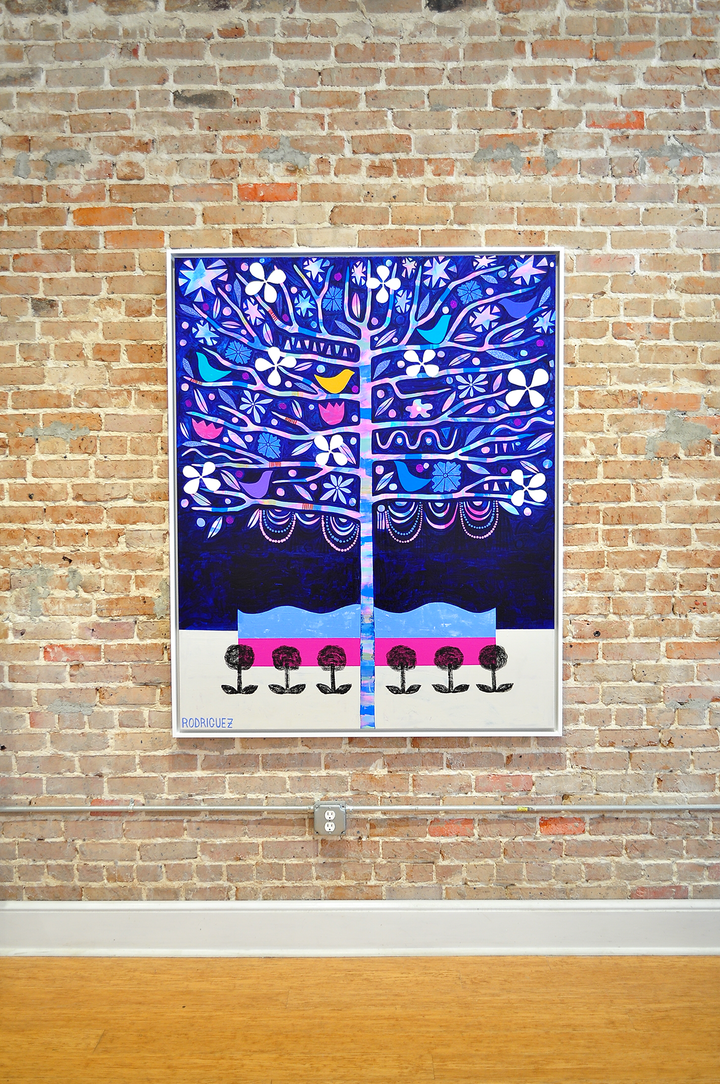 The Stars Shine For You - Framed 62x50 on Canvas