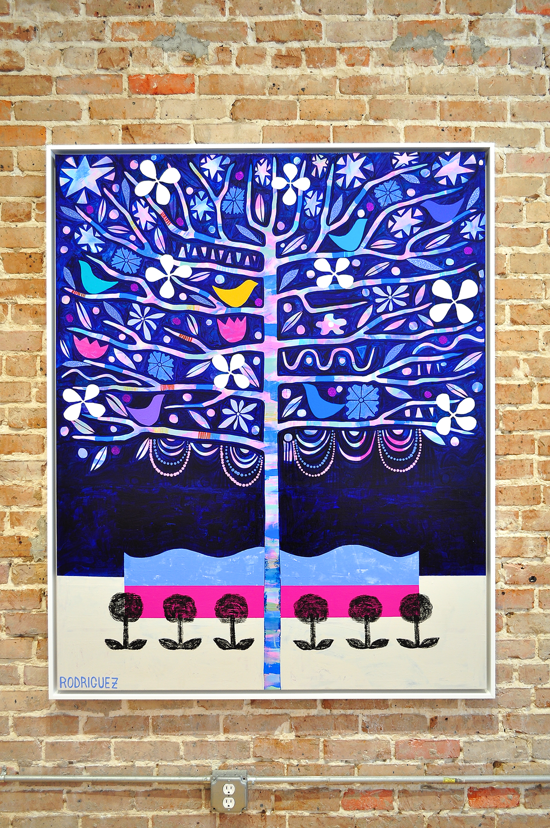 The Stars Shine For You - Framed 62x50 on Canvas