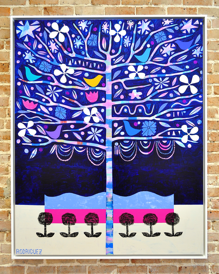 The Stars Shine For You - Framed 62x50 on Canvas
