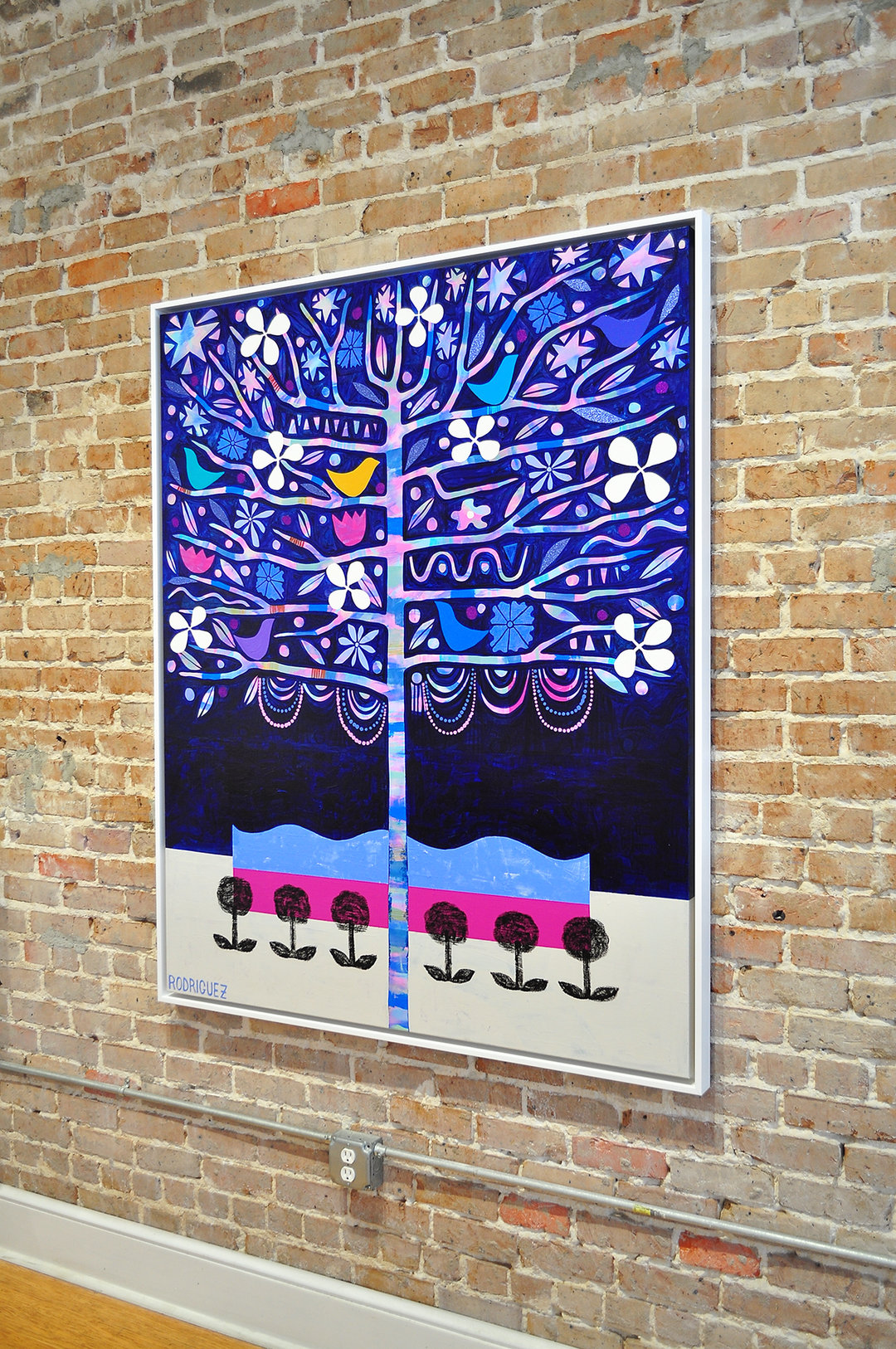 The Stars Shine For You - Framed 62x50 on Canvas