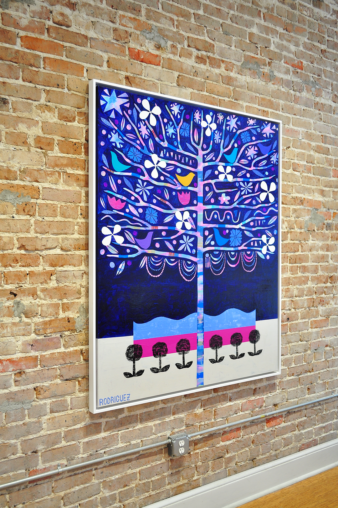 The Stars Shine For You - Framed 62x50 on Canvas