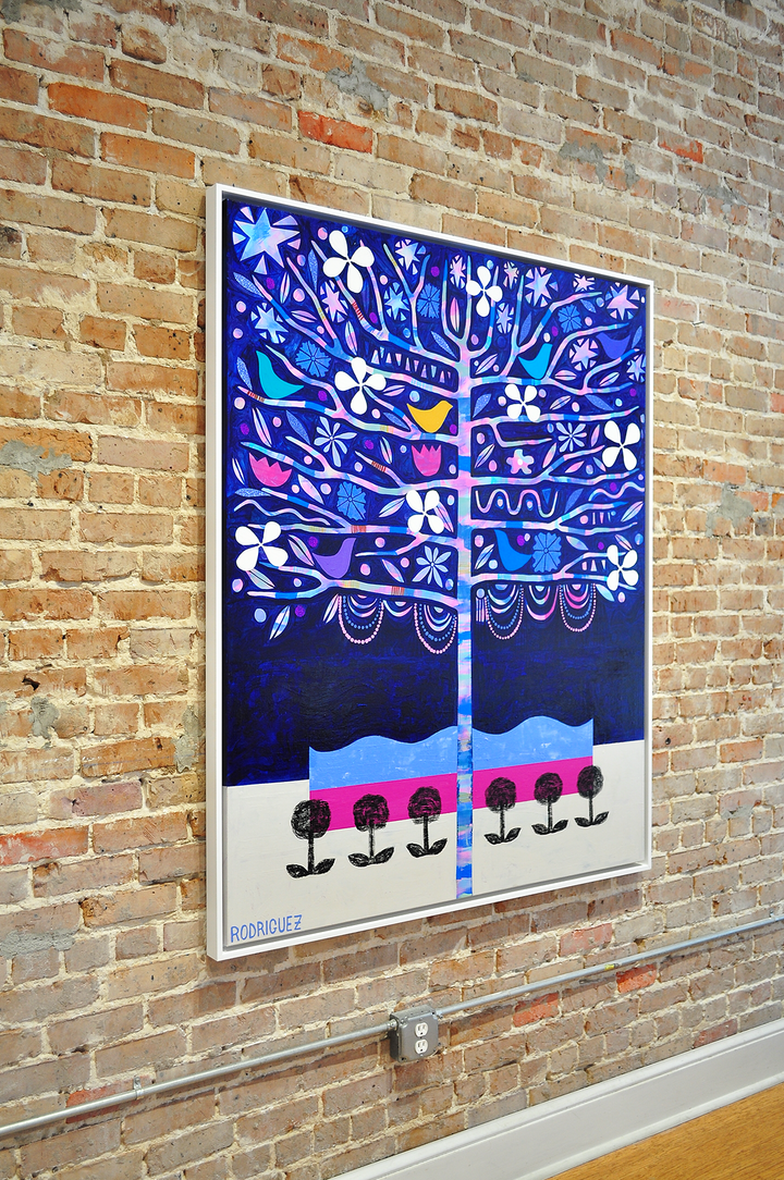 The Stars Shine For You - Framed 62x50 on Canvas