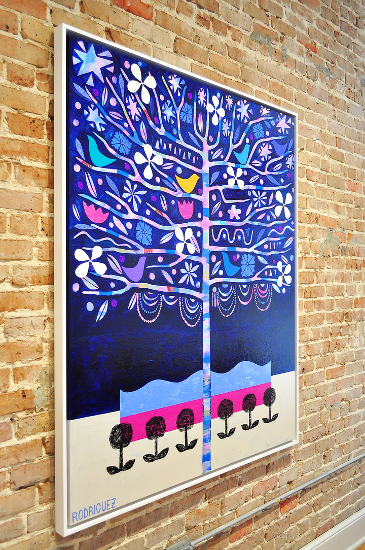 The Stars Shine For You - Framed 62x50 on Canvas