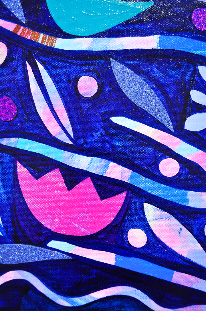 The Stars Shine For You - Framed 62x50 on Canvas