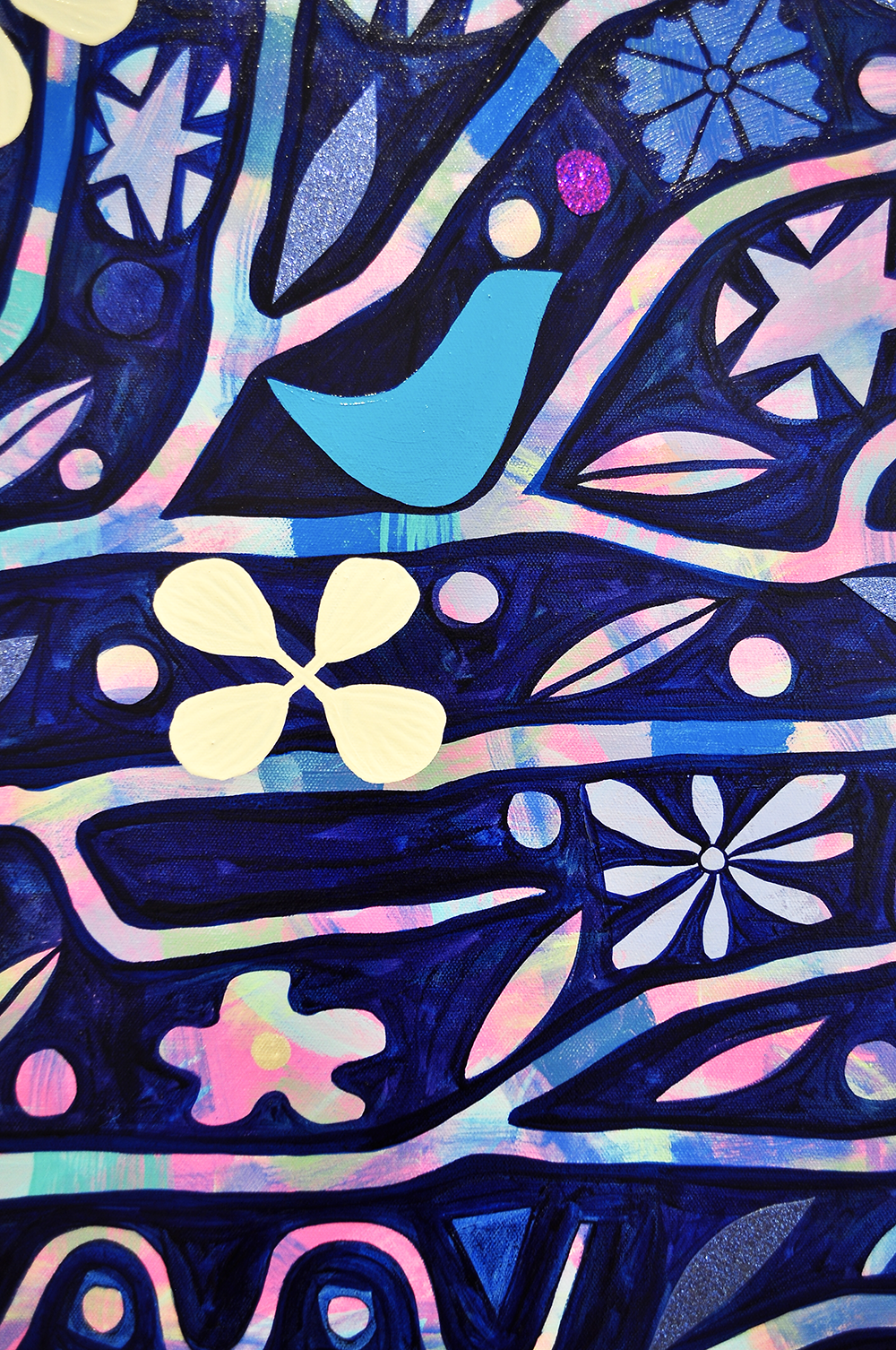 The Stars Shine For You - Framed 62x50 on Canvas