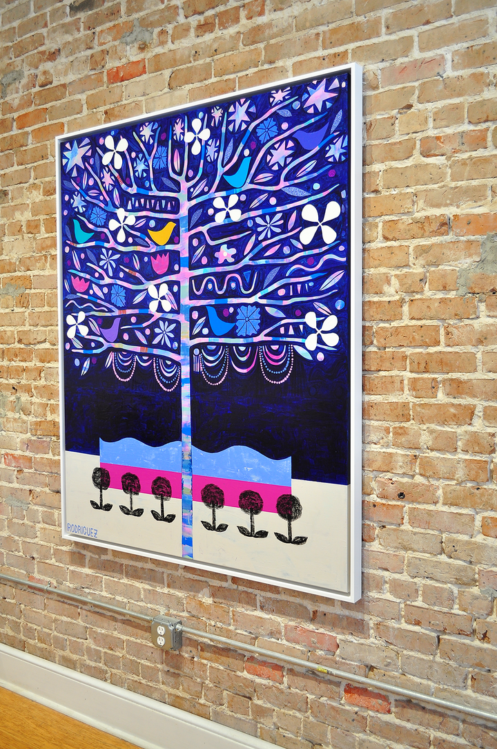 The Stars Shine For You - Framed 62x50 on Canvas