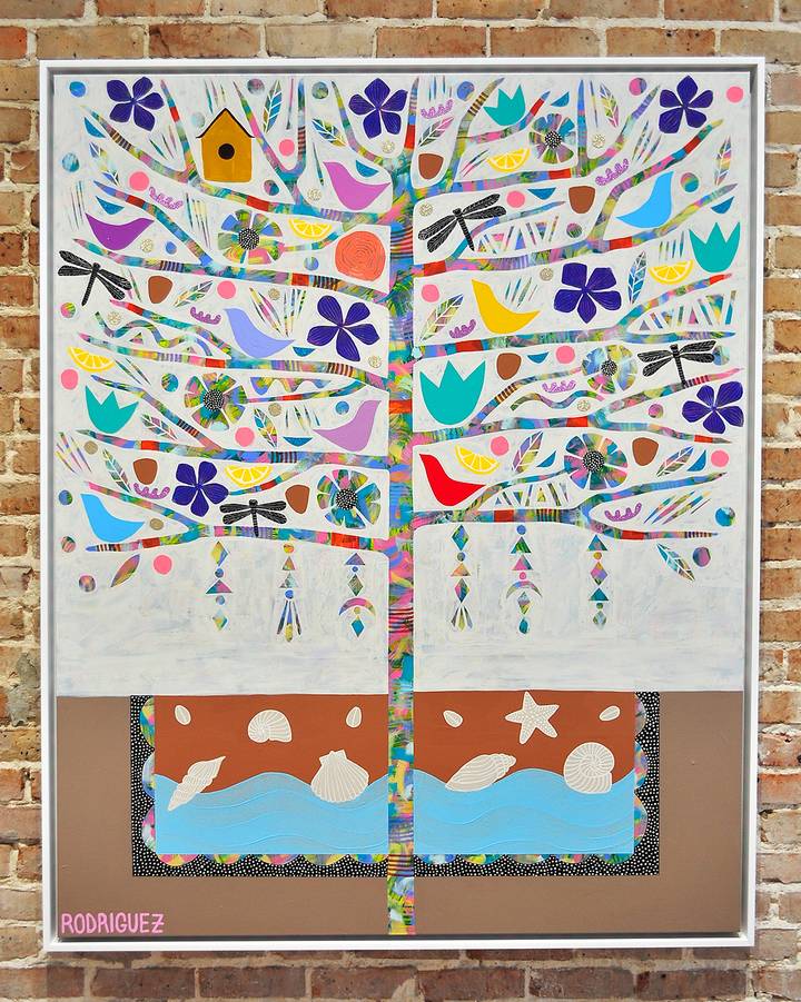 Hidden Treasure - Framed 62x50 on Canvas