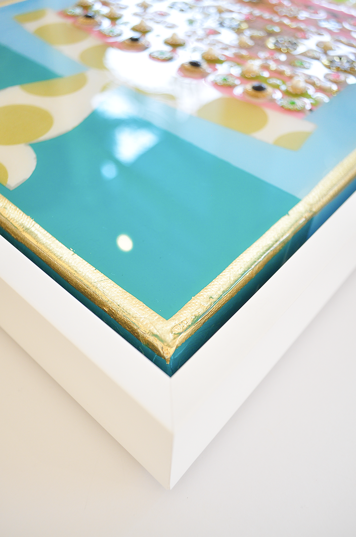 Fortune Favors The Bold - 12.5 x 15.5 Framed Mixed Media on Canvas